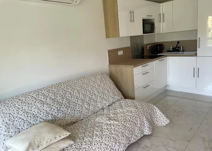 Magnifique Appt 5 Pers Dans Oasis Avec Piscine Lägenhet Le Lavandou